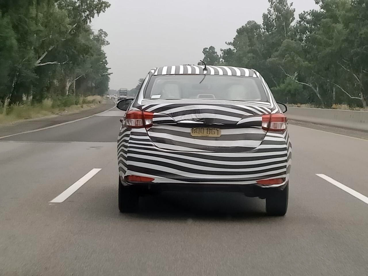 Toyota Yaris Spotted At Motorway M2 Carspiritpk