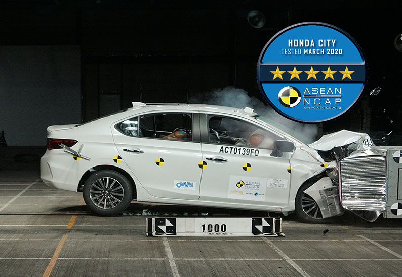2020 Honda City Scores 5-Stars in Latest ASEAN NCAP Crash Tests 1